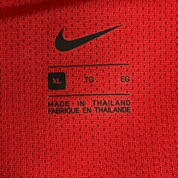 Nike Ohio State Buckeyes Men’s Red & Gray College Track Jacket Windbreaker Sz XL - Picture 6 of 7